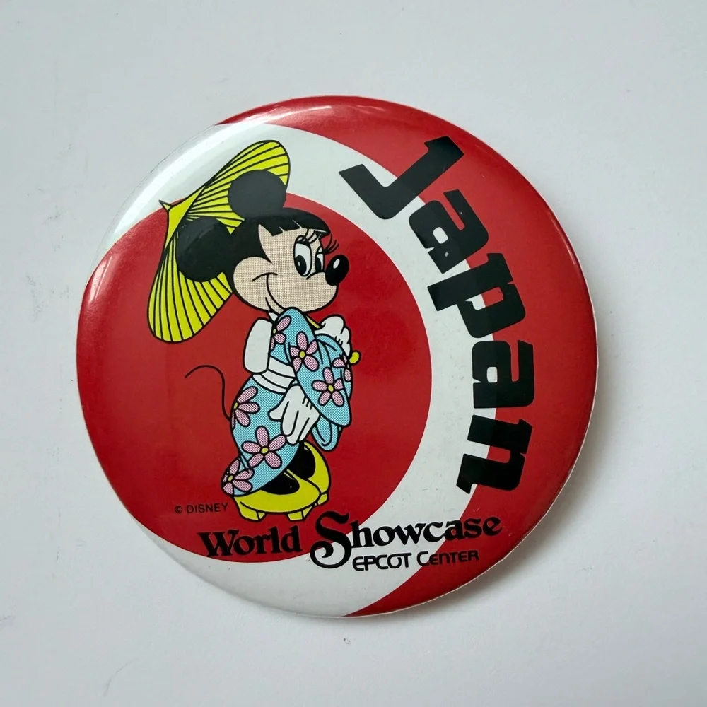 Vintage Disney Epcot Buttons  - Lot Of 5 Rare 90’s Collector World Showcase Pins - Picture 5 of 7
